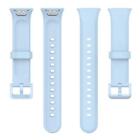 (Stretch Blue)Watch Wrist Strap Comfortable Wearing Breathable Watch