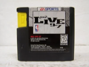 NBA Live 97 (Sega Genesis, 1996) Cart - Picture 1 of 3