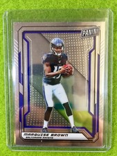 MARQUISE BROWN RC ROOKIE CARD JERSEY #15 RAVENS SP CHROME  2019 The National VIP