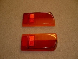 Jaguar E Type Series 2/3 Lucas UK spec Rear Lamp Lenses (Pair) NEW - Picture 1 of 3
