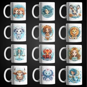 Sternzeichen Tierkreis Kaffeetasse Teetasse Tasse Geschenkidee Geschenk 330 ml - Bild 1 von 24