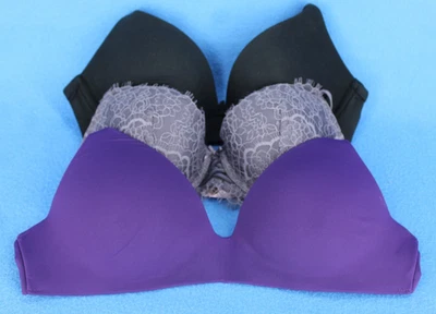 Victoria Secret Camiseta Forrada con Aros e Inalámbrica Demi Bra Lote Talla 34A #SS74 Foto 1 de 4