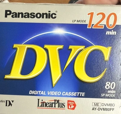 Panasonic 80-120 minutos 2 horas mini cintas de video DV nuevo sellado lote de 17 DVC Foto 1 de 3