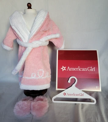 Juego de bata y pantuflas American Girl Emily's - en caja original - retirado 2013 Foto 1 de 4