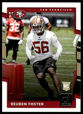 2017 Donruss #382 Reuben Foster [GOATCARDS] - Image 1 of 2