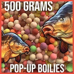 BULK POP-UP BOILIES 10mm 12mm 14mm 16mm LIQUID DPMT & BETAINE MIX UNFLAVOURED UK - Picture 1 of 7