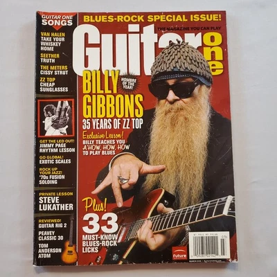 Guitar One Magazine Vol 9 #3 Mar 2006 w/ CD ZZ Top Billy Gibbons Led Zeppelin - Image 1 of 4