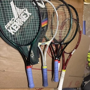 Tennis Racquet Lot (5) Donnay Pro Kennex Wilson Prince Racket Rackets ATP ITF - Picture 1 of 6