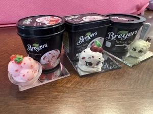 Miniaturas Shopkins Real Littles Breyers Helado Fresa Cereza Vainilla - Imagen 1 de 7