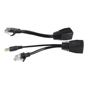 POE Cable Passive Power Over Ethernet Adapter RJ45 Injector 12v For IP Camea - Photo 1/11