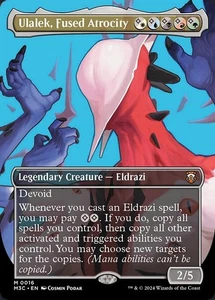 Ulalek, Fused Atrocity x1 1x Borderless Modern Horizons 3 Commander NM MTG - Picture 1 of 1