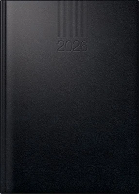 rido idé Buchkalender "ROMA 1 Balacron" 2026 schwarz