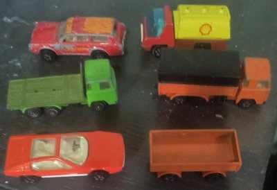PlayArt 8 Piece Lot Lamborghini Fire Chief Shell Flat Bed Trailer - Image 1 of 4