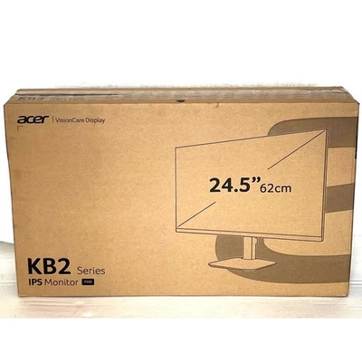 ACER KB252Q 24.5" IPS Full HD (1920 x 1080) Zero-Frame Gaming Office Monitor NIB - Image 1 of 4