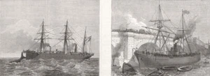 PERSIAN GULF. Verkabelung eines Wals Telegraphenkabel; Schiffsabsturz London Bridge 1873 - Bild 1 von 1