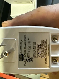 MG Electronics MGT1650 Plug-In Class 2 Transformer 120 VAC to 16.5 VAC @ 3 Amps - Picture 1 of 3