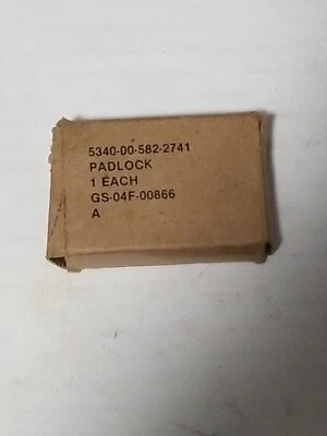 American  Padlock   'Brass"   US Military-- Grade Spec 5340-00-582-2741; No Key - Image 1 of 4