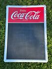 Vintage reklama coca cola tablica menu 1991 soda kolekcjonerska 20" x 28"