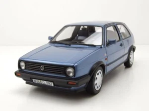 VW Golf 2 10 Milioni 1988 Blu Metallizzato Modellino 1:18 Norev - Foto 1 di 11