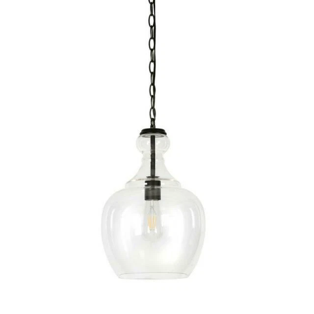 Henn&Hart PD0273 11" Westford Pendant - Black