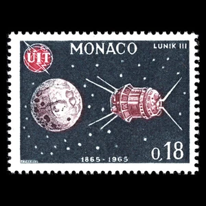 Monaco 1965 - 100th Anniversary of the I.T.U - Sc 608 MNH - Picture 1 of 2