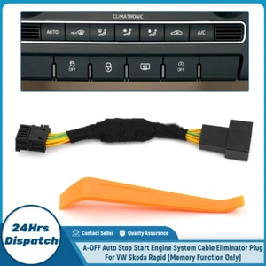 For VW Skoda Rapid Automatic Start Stop Engine Control System Cable Delet Plug - Picture 1 of 7