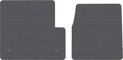 Fits Freightliner Classic/XL/FLD Gray  Rubber All-Weather Floor Mats 2 Pc  Cab - Image 1 of 4