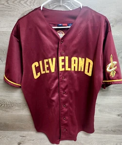 VINTAGE LABRON JAMES NBA MAJESTIC CLEVELAND CAVALIERS STARTER JERSEY SIZE LARGE - Picture 1 of 3