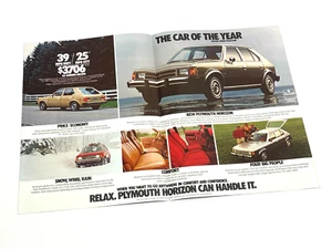 Anuncio de revista impreso Plymouth Horizon 1978 - Imagen 1 de 1