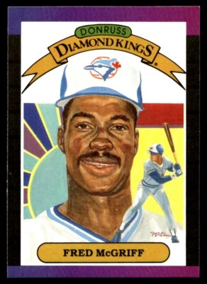 1989 Donruss Diamond Kings Fred McGriff #16 - Изображение 1 из 2