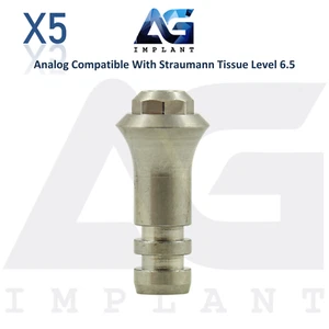 5 prótesis analógicas compatibles con Straumann Tissue Level® Ø6,5 mm (WN) - Imagen 1 de 7