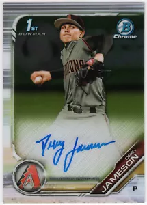 1° Bowman Draft 2019 cromato su scheda Auto Drey Jameson Diamondbacks - Foto 1 di 2