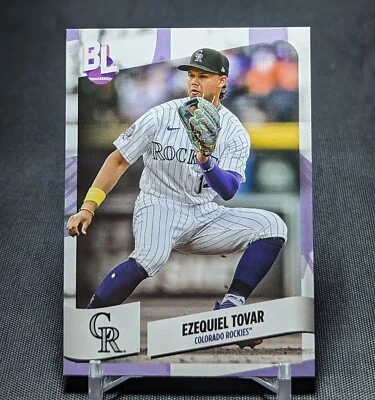 Ezequiel Tovar 2024 Topps Big League Baseball Card #63 Colorado Rockies - Image 1 of 2