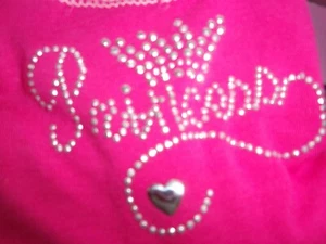 pink PRINCESS Crown Heart Ruffle Puppy Dog Dress XS S M cat new Small XXS teacup - Picture 1 of 3
