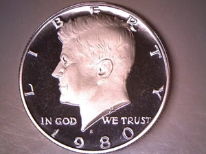 1980 S **PRUEBA** KENNEDY MEDIO DÓLAR **ENVÍO GRATIS** - Imagen 1 de 2