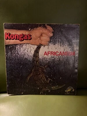KONGAS - AFRICANISM LP Vinyl Funky Soul Super Disco Polydor Records VG - Image 1 of 4