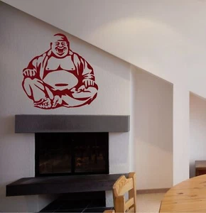 Glück lachender Buddha Amulett Buddhismus Wandaufkleber Vinyl Aufkleber (ig2094) - Bild 1 von 4