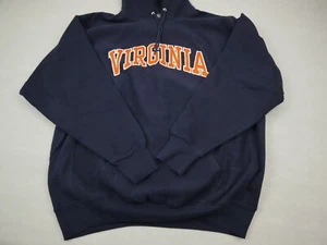 Virginia Cavaliers Hoodie Men 2XL Navy Steve & Barry's Sweatshirt Basketball XXL - Picture 1 of 7