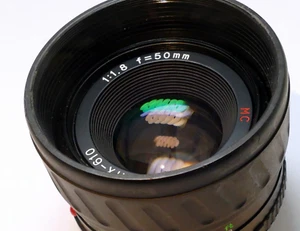 Phoenix 610 MC 50mm f1.8 MD mount Lens - PARTS REPAIR AS IS - Picture 1 of 17