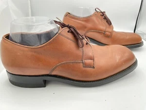 Mason Velvet -eez Mens brown tan Leather Work Shoes Size 8.5 - Picture 1 of 9