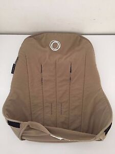 Bugaboo Cameleon Baby Stroller Fabric Cover Seat Liner Fleece Sunshade Tan EUC
