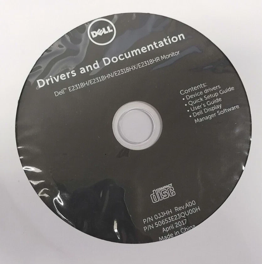 Dell Drivers And Documentation For Dell E2318H Monitor - Image 1 of 1