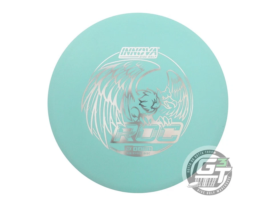 NEW Innova DX Roc 168g Seafoam Silver Foil Midrange Golf Disc - Image 1 of 1