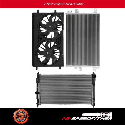 For 2011-2014 Chrysler 200 Cooling Fan and Radiator Condenser Assembly - Image 1 of 4