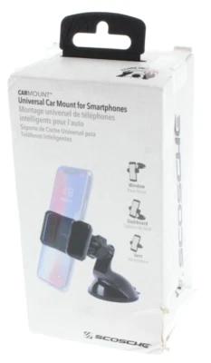 Scosche Universal Car Mount for Smartphones iPhone / Galaxy / LG  Black - Image 1 of 4