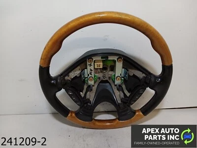 Volante Jaguar S-Type 3.0L fabricante de equipamento original 2000-2002 com destaque de madeira XR83-3F563F-CA - Imagem 1 de 4