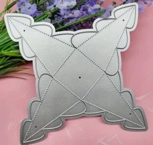 Stanzschablone Metall Schachtel Tanne - Bild 1 von 3