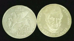 1979-S & 1977-J GERMANY SILVER 5 MARK. REDUCED 9/26/24 (8536) - Bild 1 von 2