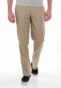 DICKIES SLIM STRAIGHT 873 PANTALONES DE TRABAJO CAQUI KINGPIN SKATE FREE POST AUS SELLER - Imagen 1 de 4