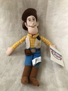 Disney Store Mini Sitzsack Woody 9" Plüschtier Geschichte neu mit Etikett - Bild 1 von 4
